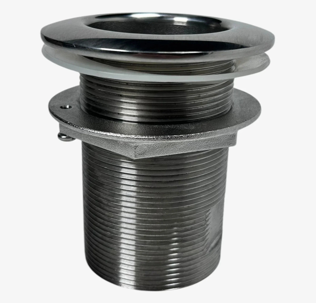 Thru Hull 3 5/8" x 2" NPT Stainless Steel Pipe for Automotive Applications