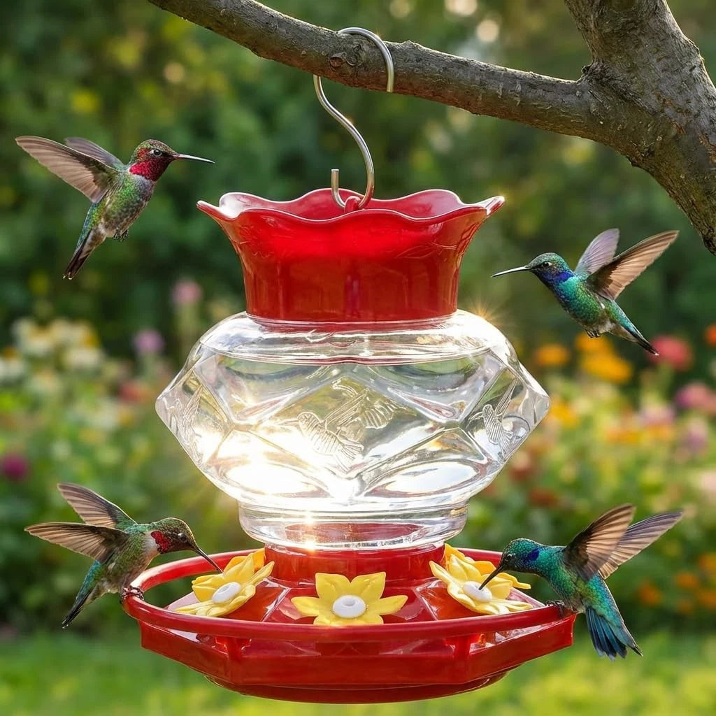 Hummingbird Feeder 18oz for Outdoors (No Part Numbers Available)