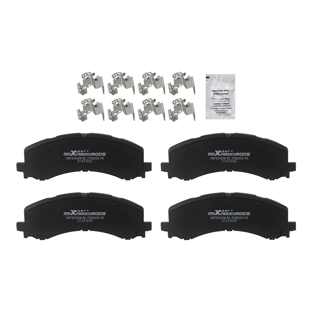 Set of 4 Front Brake Pads for Ford Bronco Expedition F-150 (2021–2023)