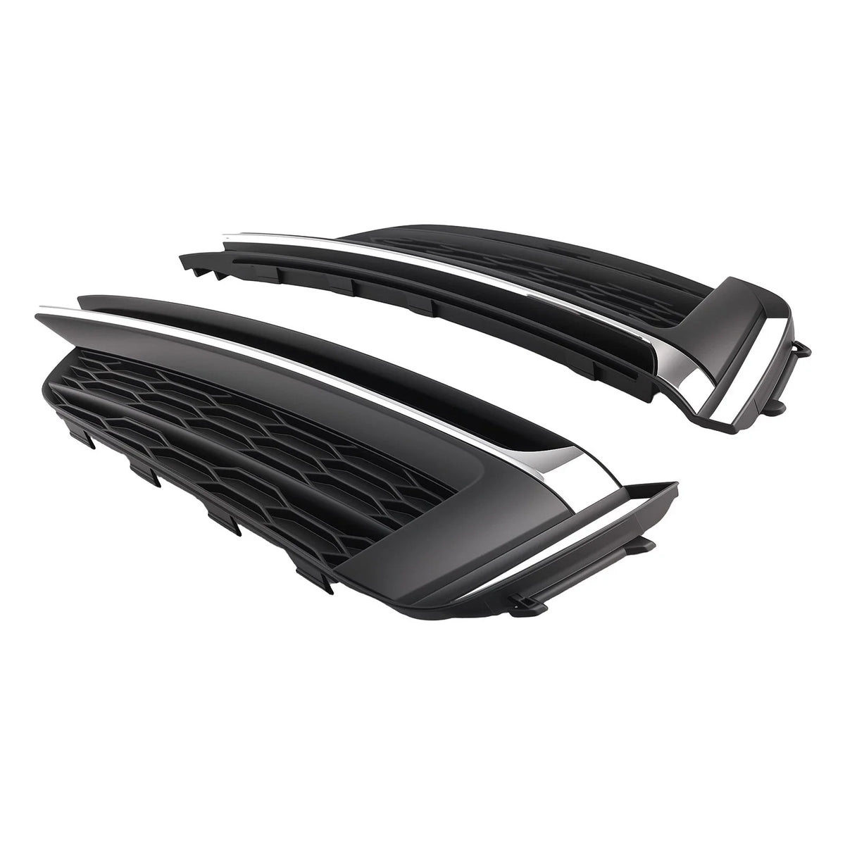 Front Bumper Fog Light Grille for Audi A5 S5 Cabriolet Coupe (2018–2019)