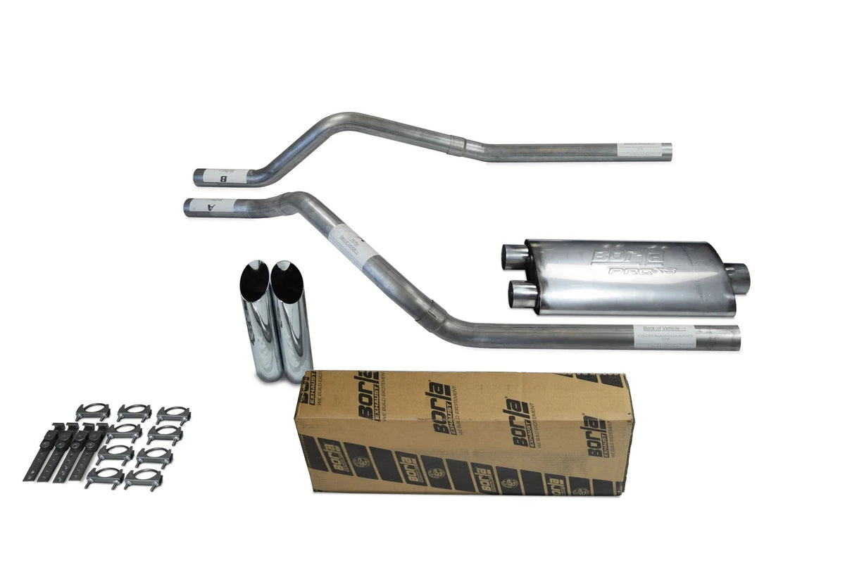 Dual Exhaust Kit for GMC Jimmy (2000–2004) - Borla Pro XS Slash Tip