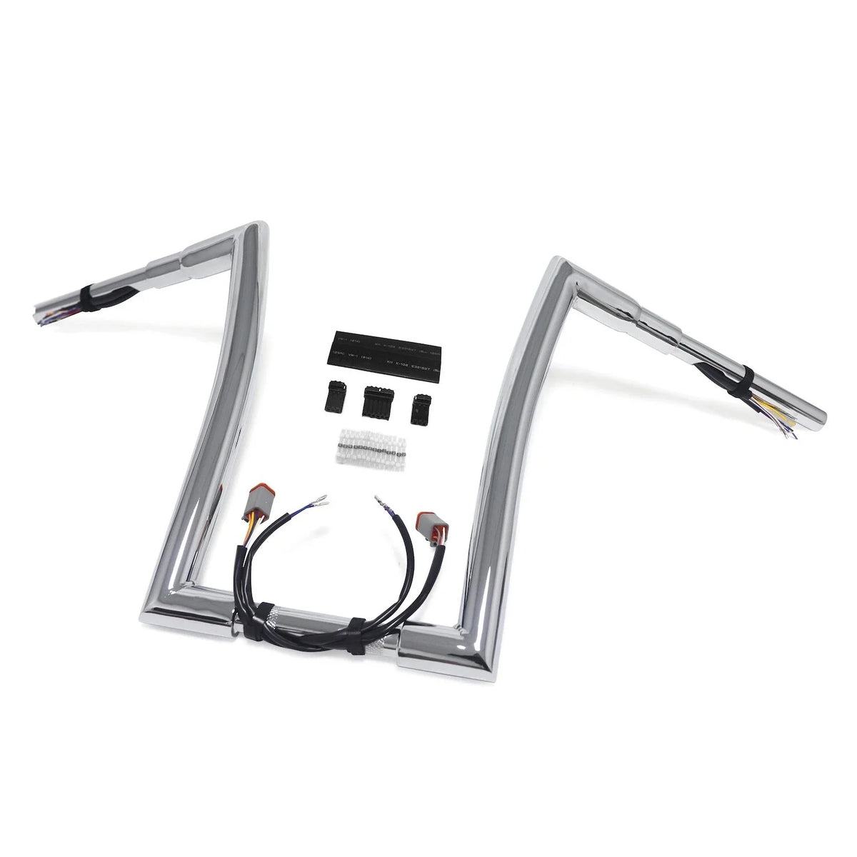 Chrome 12" Prewired 32mm Handlebar for Harley Sportster/Dyna/Softail (1996–2006)