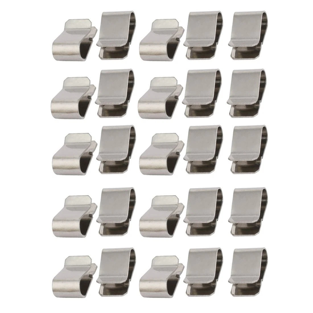 25pcs Stainless Steel Spring U Clip for Various Applications (21.4mm x 12mm)
