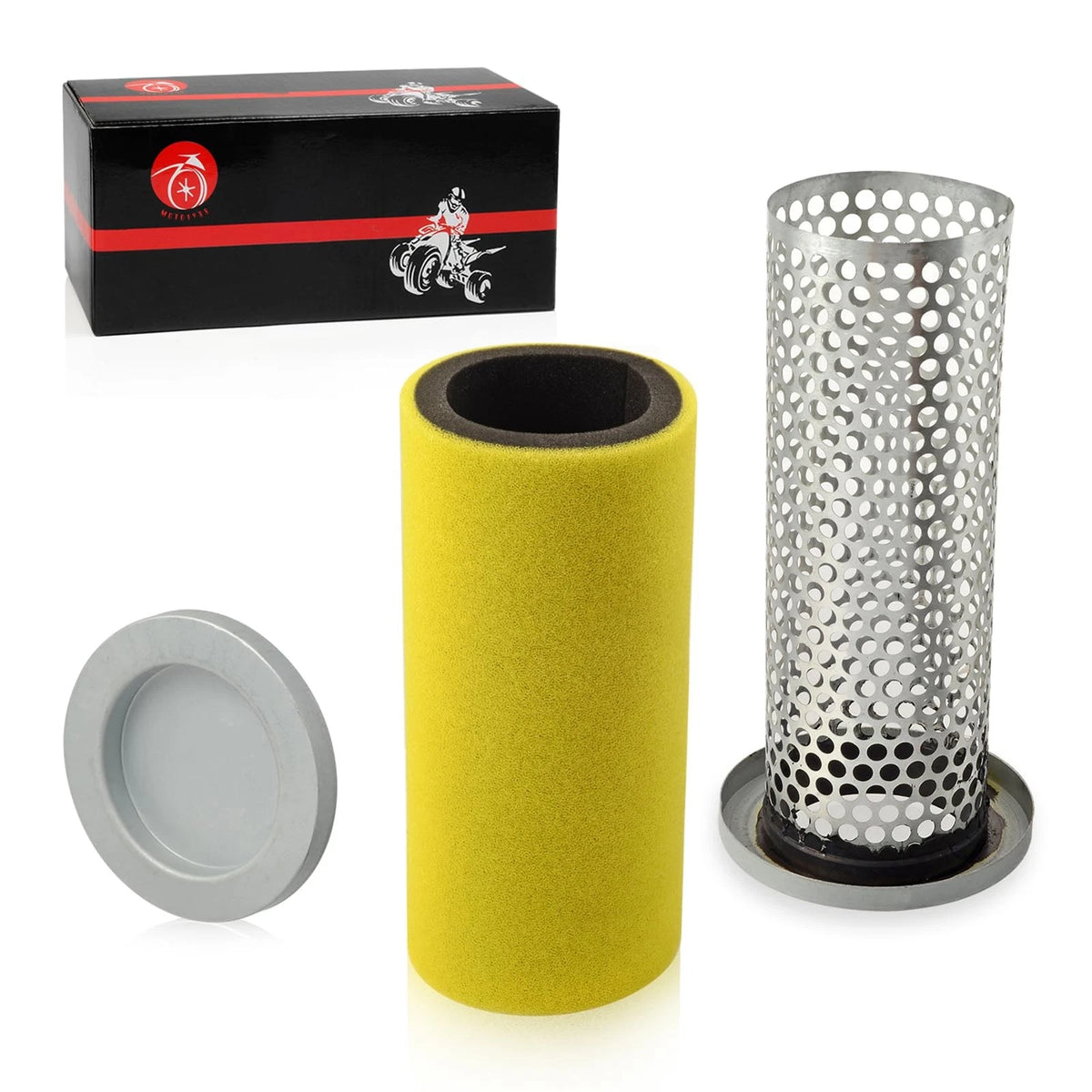 Air Filter & Guide Cage Cap Kit for Yamaha Rhino 450 660 (2004–2009)