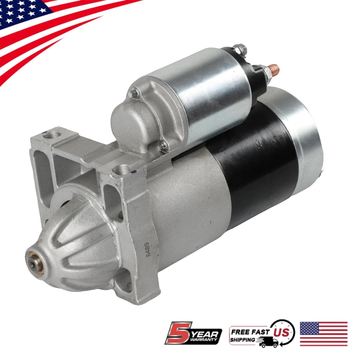6489 Starter for Chevy GMC Silverado Sierra V8 4.8L 5.3L (1999–2003)