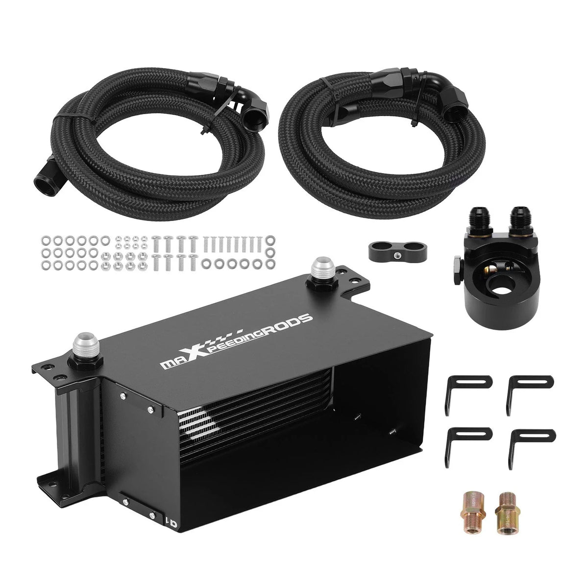 16 Row Oil Cooler Kit for Universal Applications (10AN)