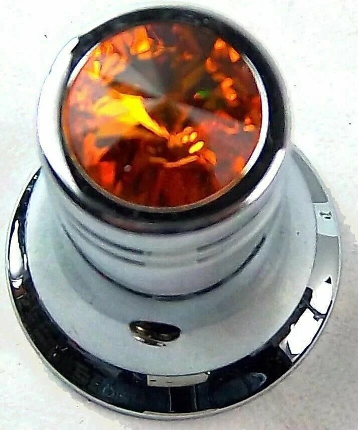 CB Radio Knob for Cobra Channel Selector (UP#21778) Amber Jewel Chrome