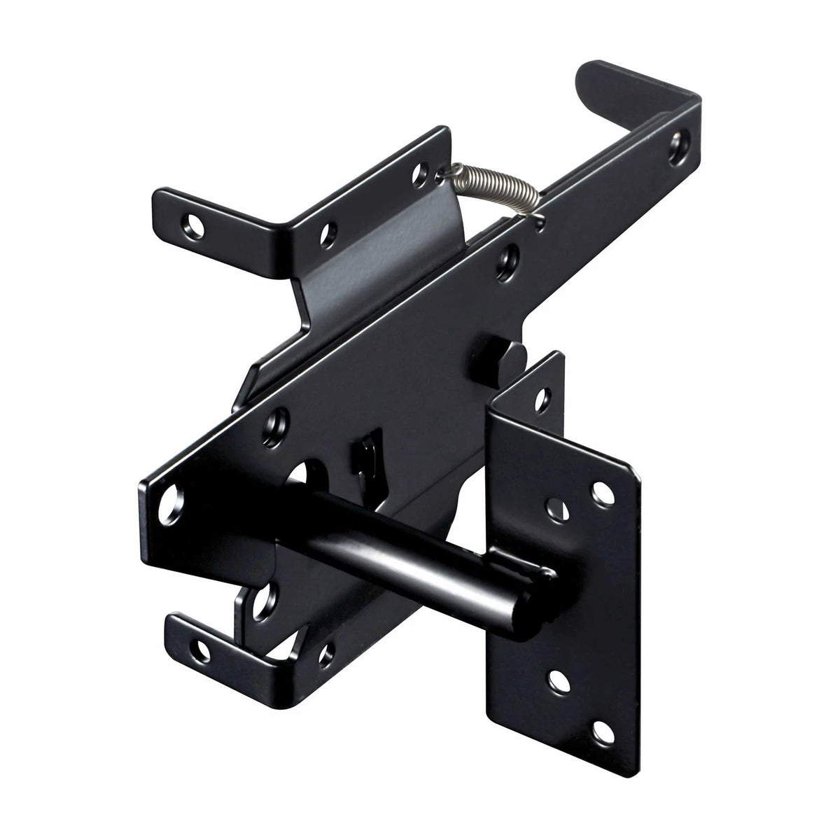 Gate Latch for Vinyl Wood Fence Post Mount (2066-cs-p) Black