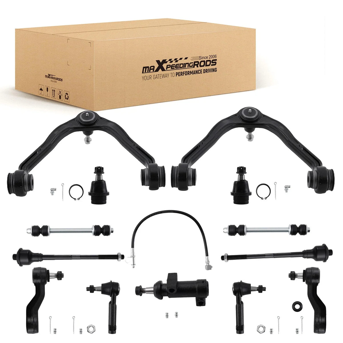 13x Front Suspension Kit Upper Control Arms for Silverado 1500 4WD/AWD (1999–2006)
