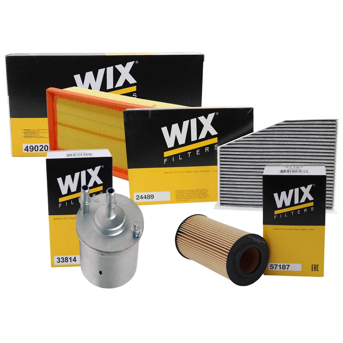 Wix Filter Kit for Audi TTS Quattro A3 (2009–2015)