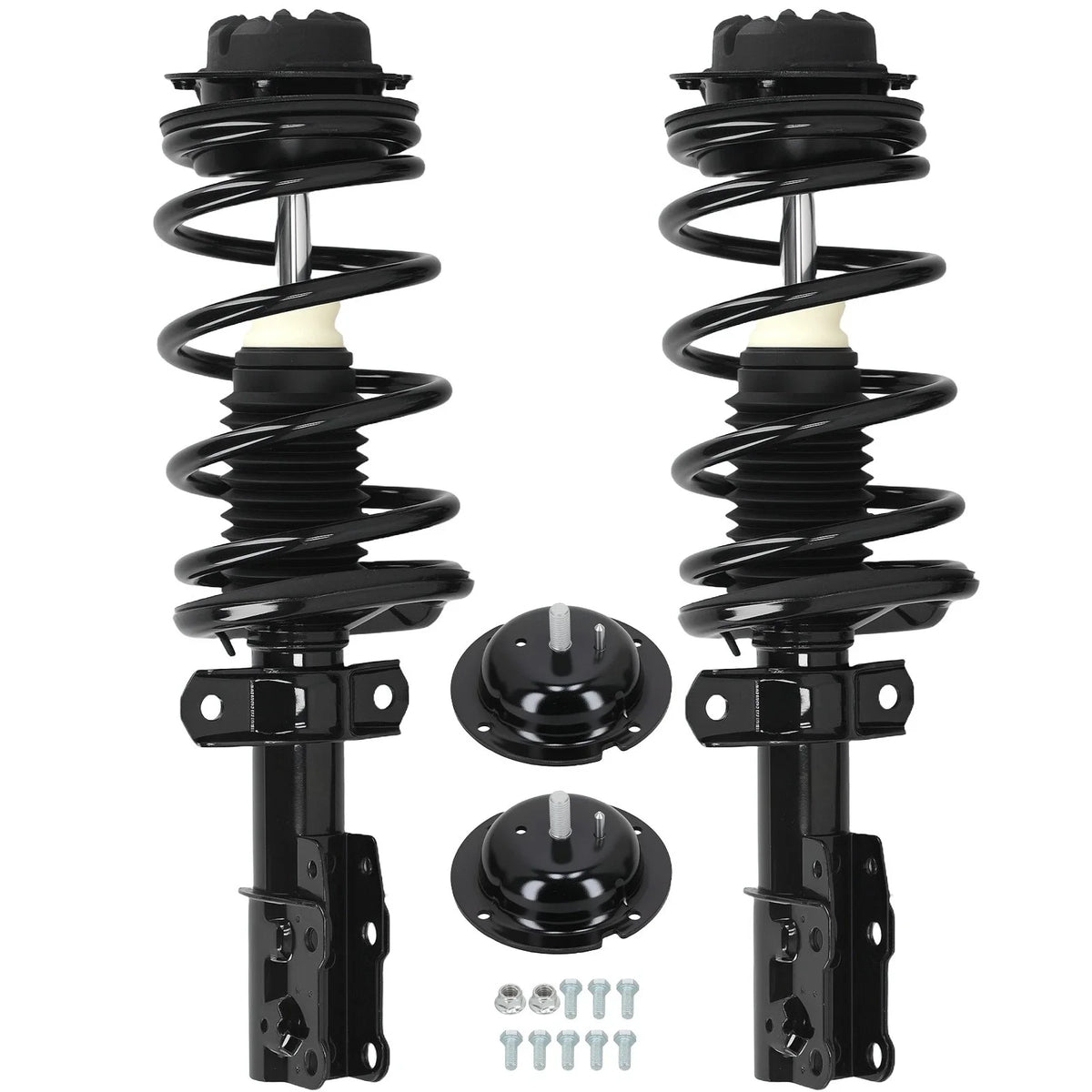 Set of 2 Complete Struts w/ Coil for Saturn Ion 2.2L 2.4L (2003–2004)