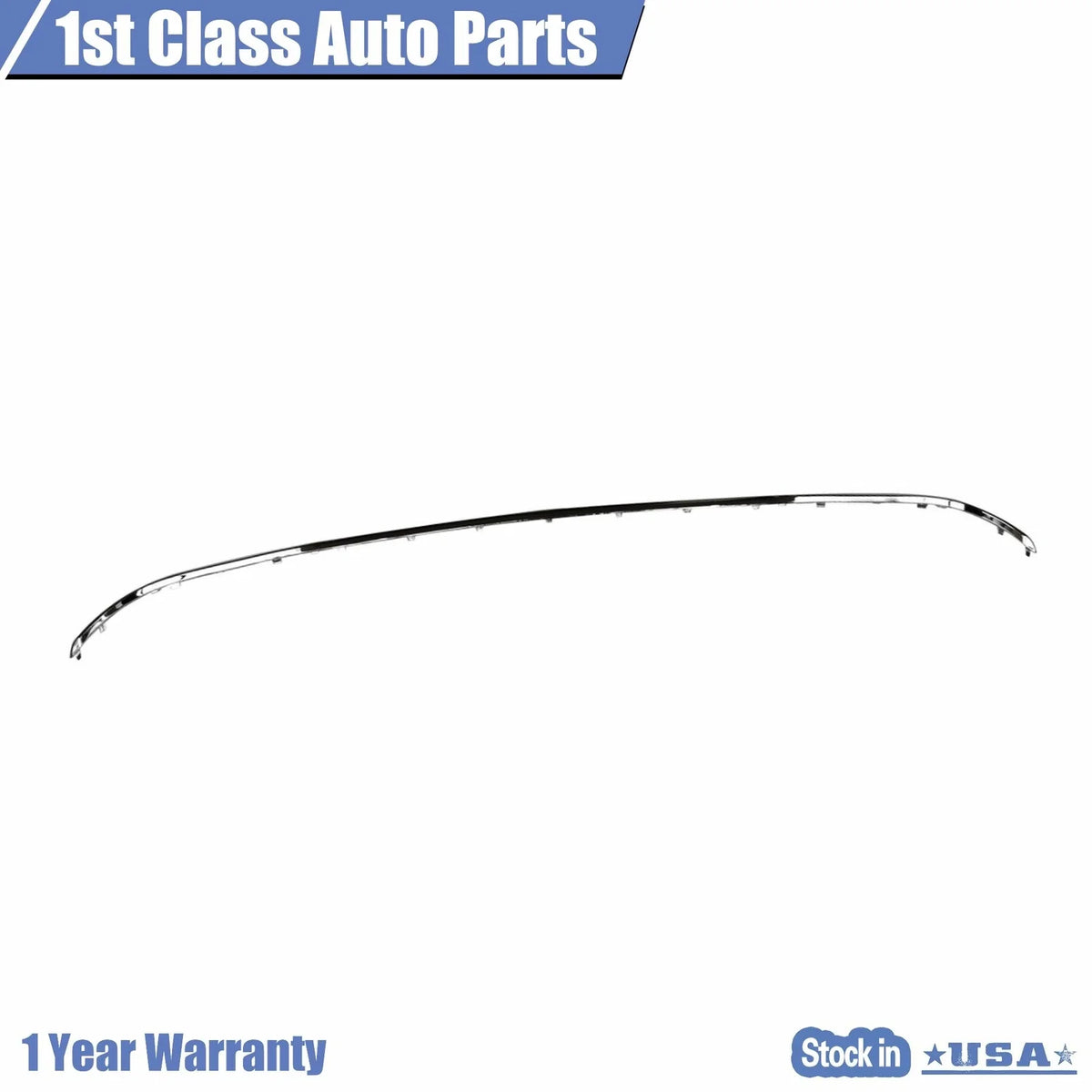 Rear Lower Chrome Bumper Cover Molding for Mercedes-Benz E350 E400 E550 E63 (2014–2016)