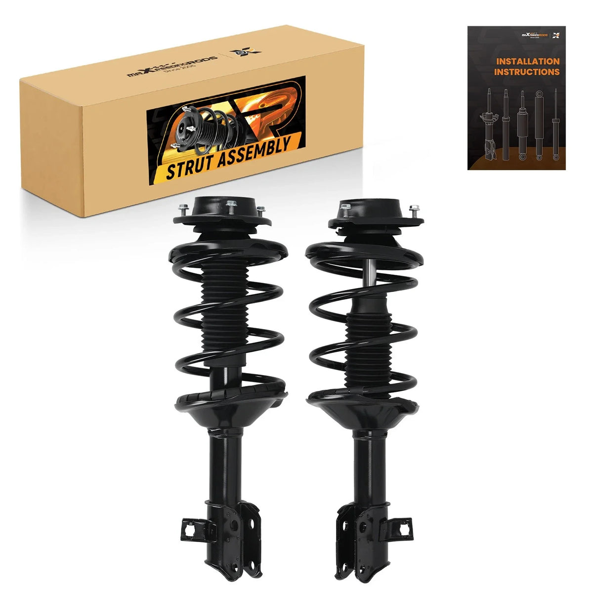 Set of 2 Front Struts w/ Coil Spring Assembly for Subaru Legacy (1998–1999)