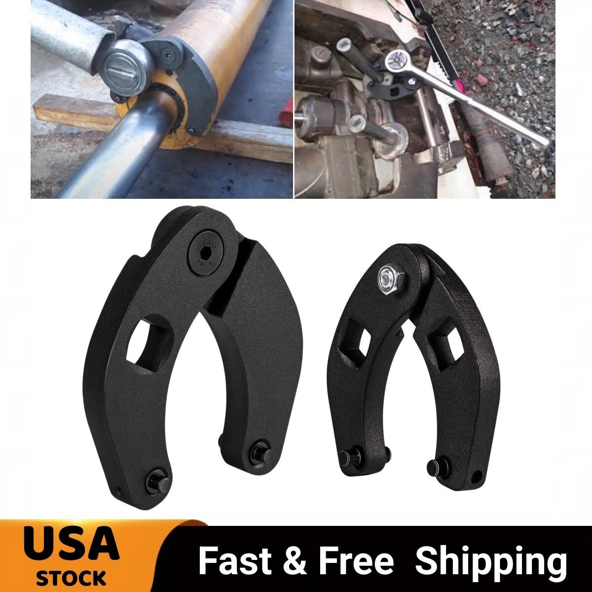 Spanner Tool Set for Hydraulic Cylinders + Adjustable Gland Nut Wrench