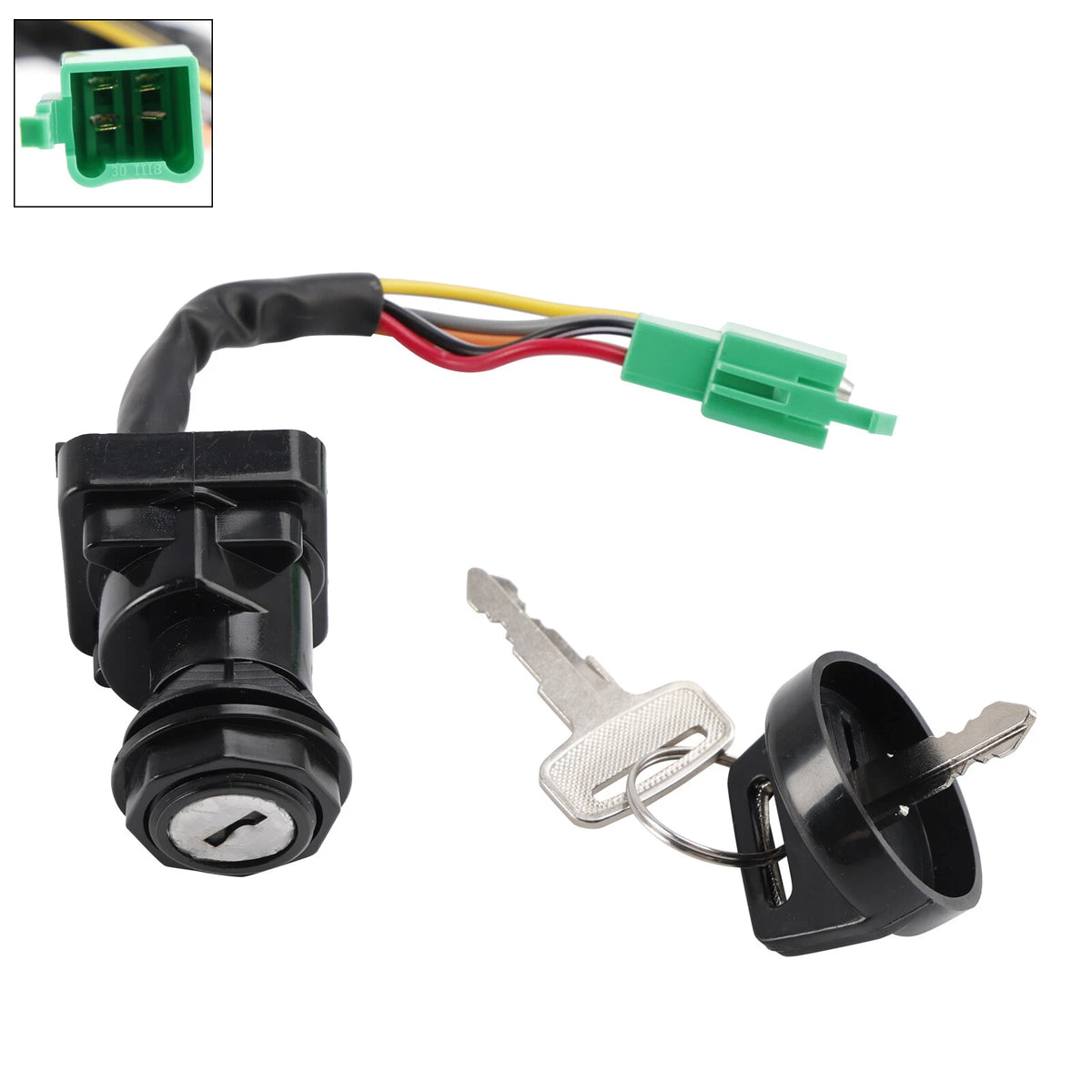 Ignition Key Switch for Suzuki King Quad LT-F300 (1991–2002) 37110-19B03, 37110-19B01, 37110-19B02