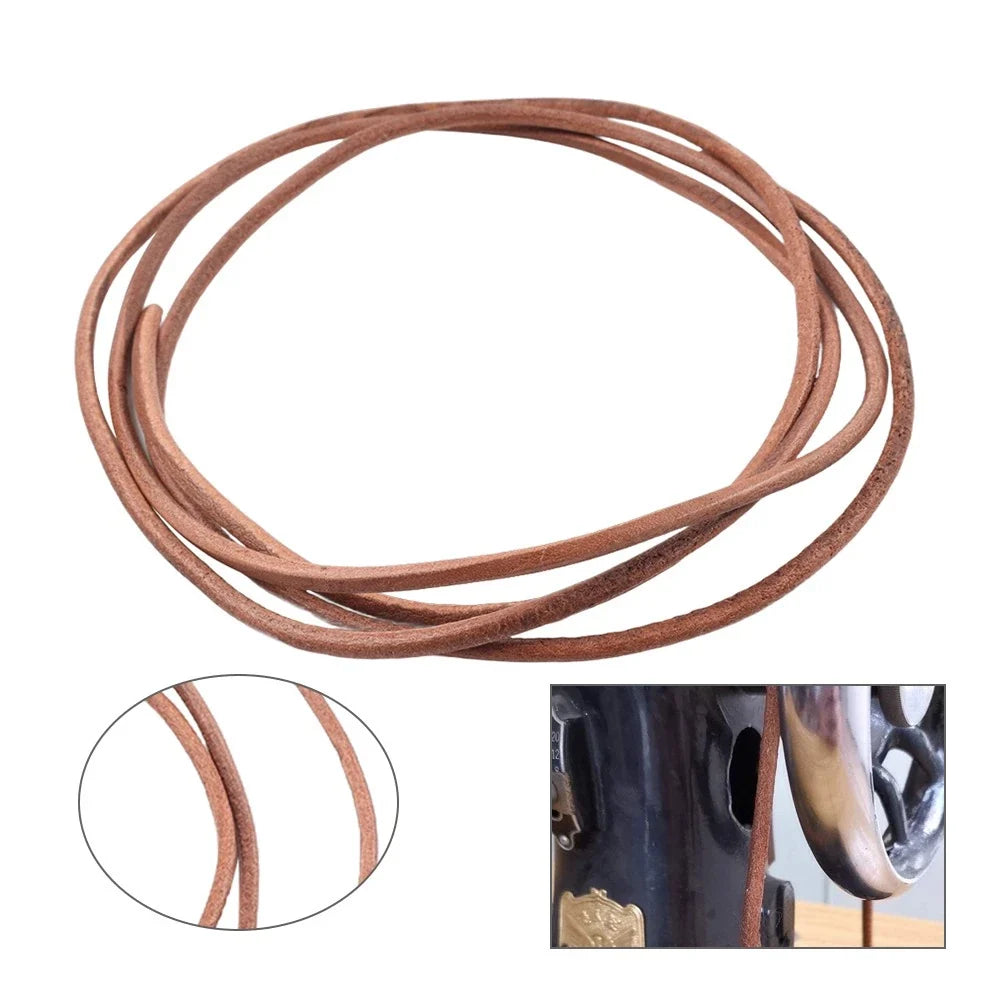 72" Leather Belt for Singer Treadle Sewing Machine (3/16" / 5mm) #B111-72