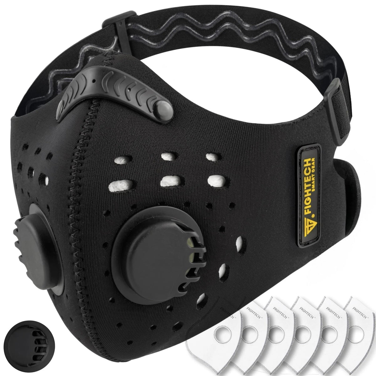 Reusable Dust Mask for FIGHTECH (Pack of 1) - Black