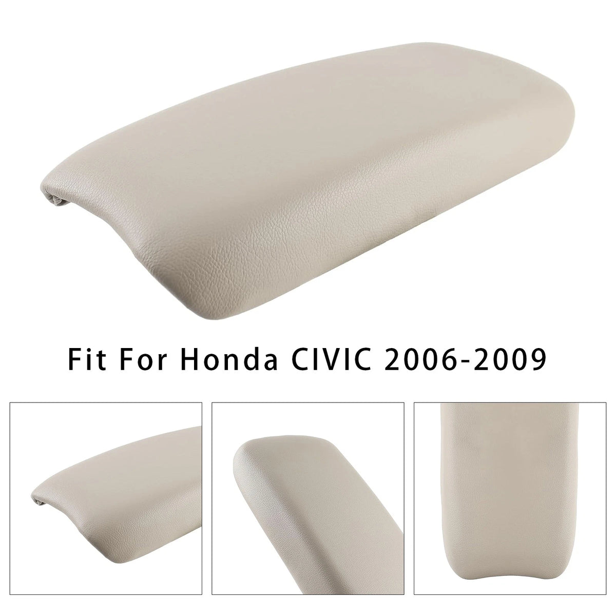 Beige Leather Armrest Centre Console Lid for Honda Civic (2006–2009)