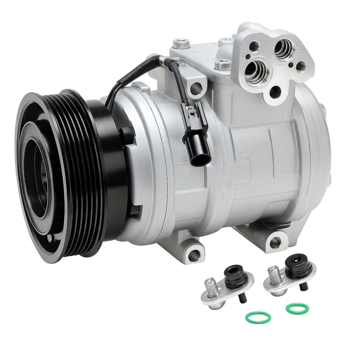 A/C Compressor with Clutch for Kia Rondo (2010–2012) 17977757, CO10985C