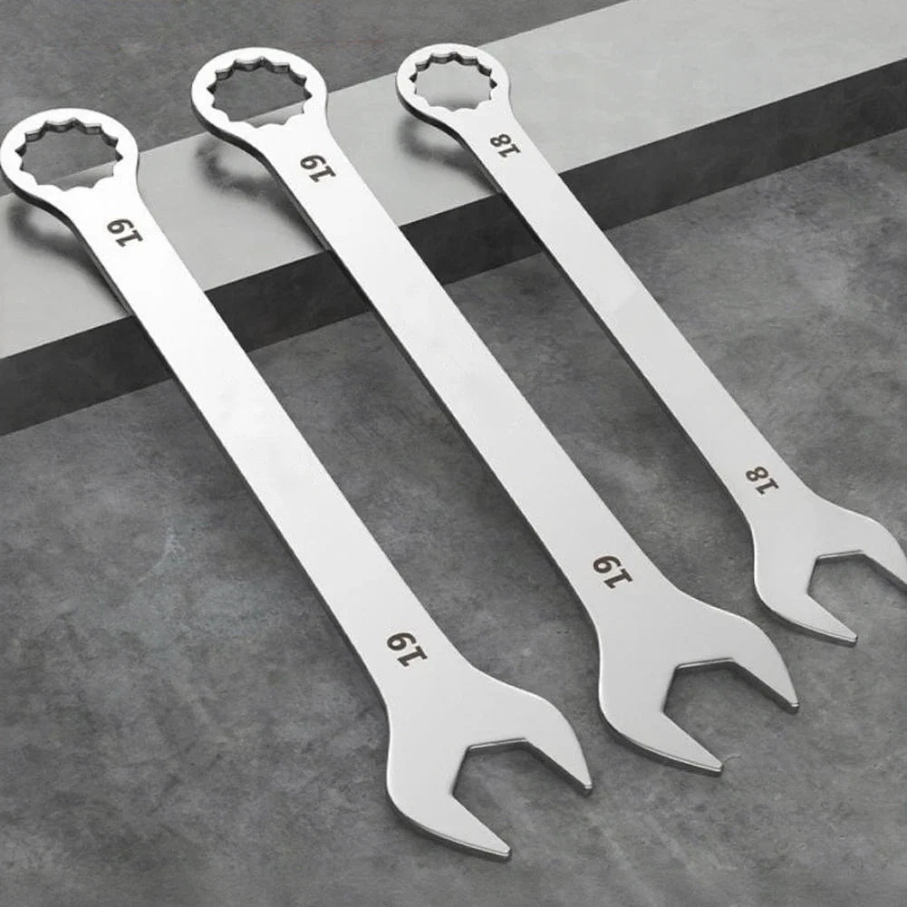Open End Wrench Set of 3mm, 4mm, 32mm Low Profile Metric Spanner