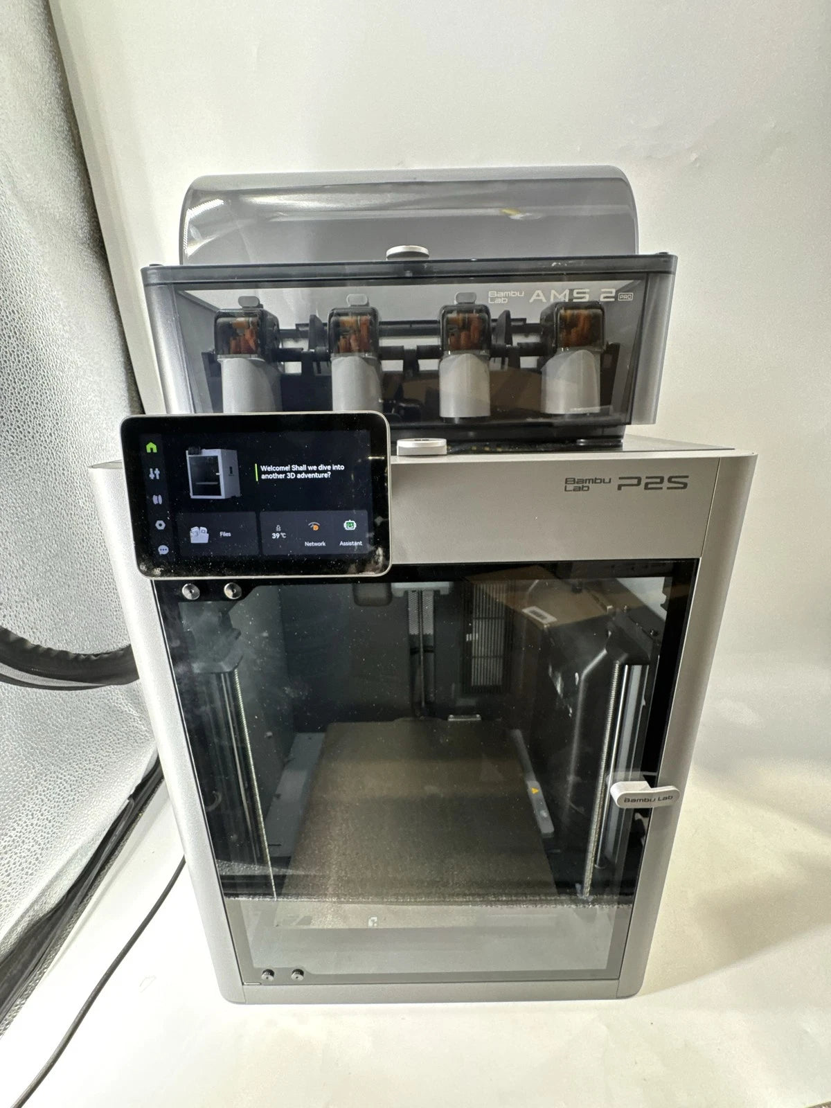 Bambu Lab P2S AMS Combo 3D Printer with Auto Bed Leveling (Gray)
