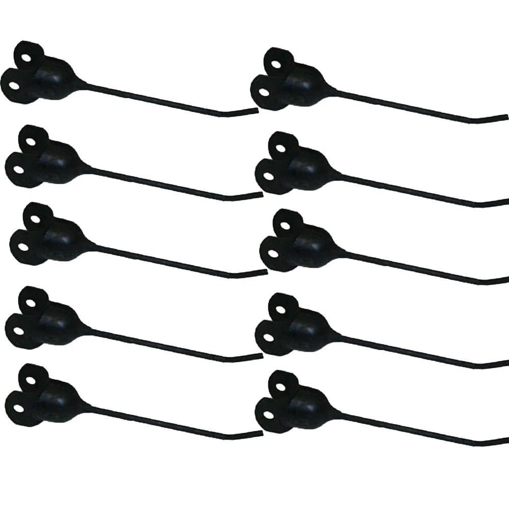 Rubber Mtd Baler Tooth for Vermeer (Fits AE56204) - Set of 10