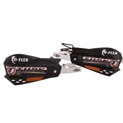 Tusk D-Flex Handguards for MX Shields Turn Signals Black (1277800002)