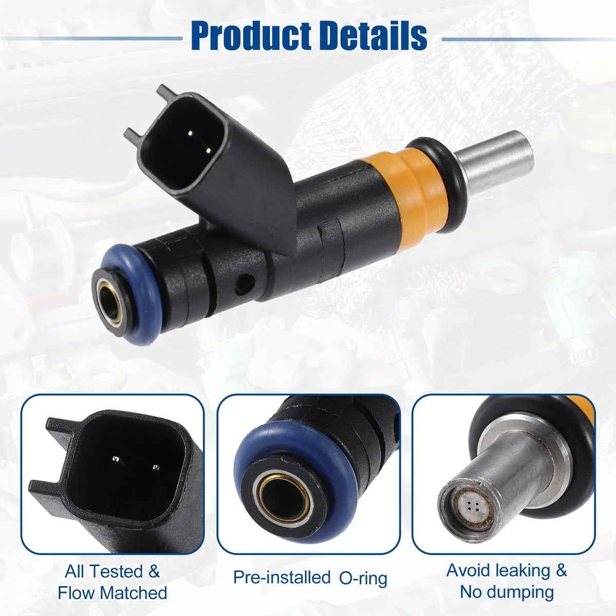 Fuel Injector Nozzle for Dodge Charger 5.7L (2006-2018) - 2 x Replacement Nozzles