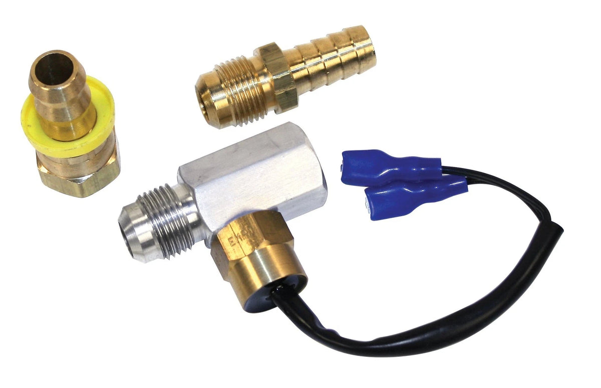 EMPI Inline Cooler Fan Thermostat 8AN 1/2" Hose Barb for (33-5721-0)