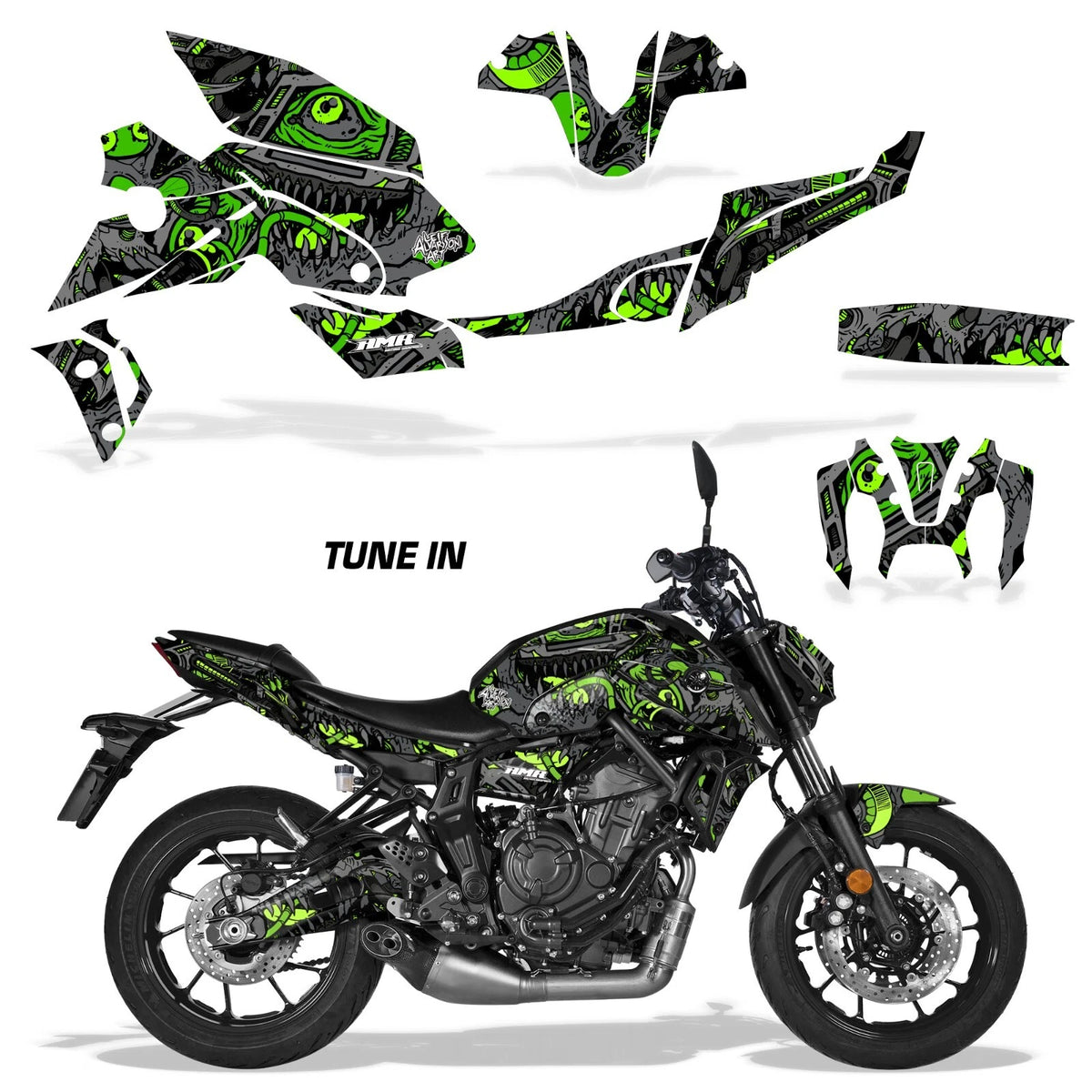 Graphic Decals Stickers for Yamaha MT-07 (2021–2024)