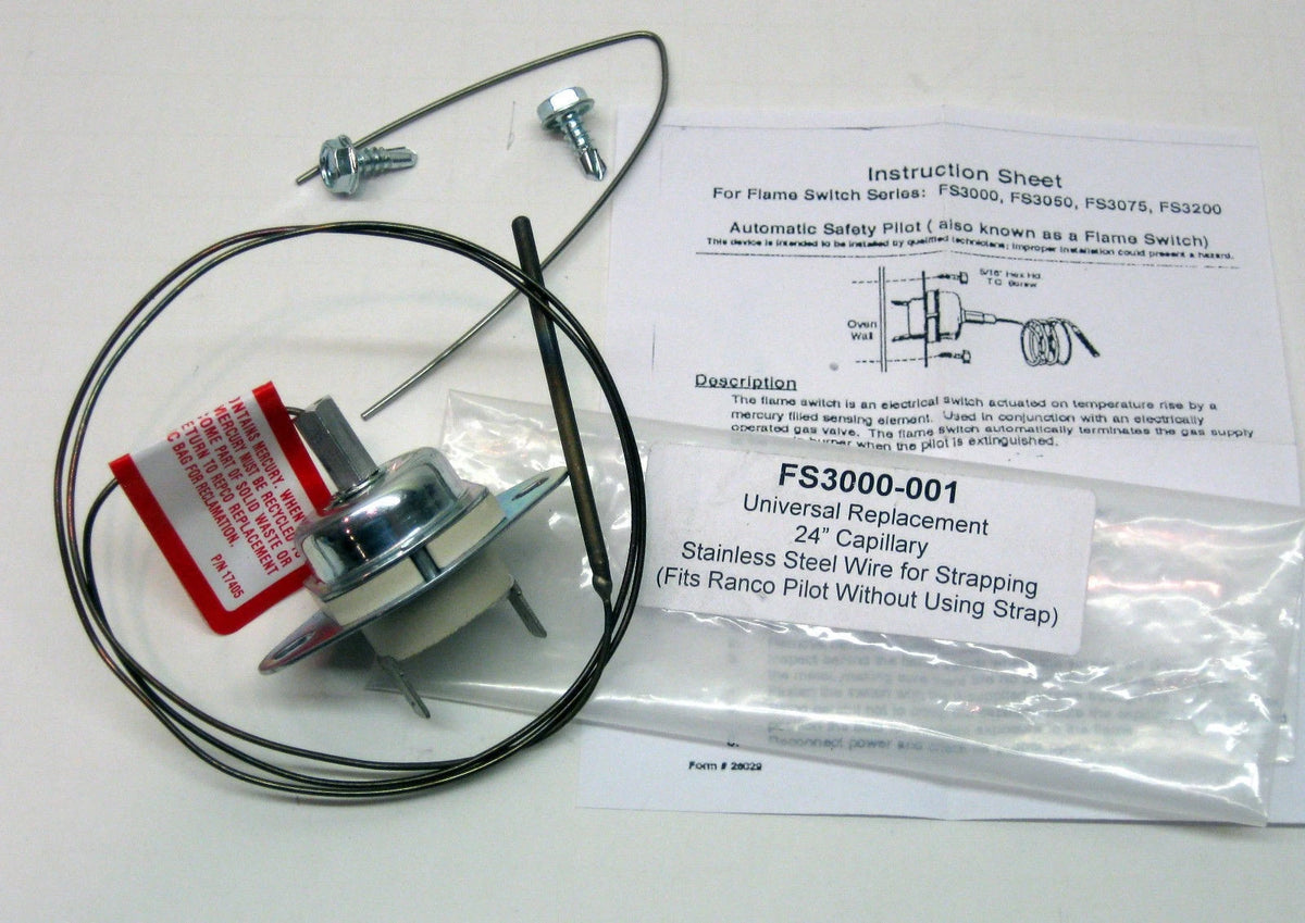 Gas Oven Flame Switch for Ranco Wilco LF2 (No Known Part Numbers)
