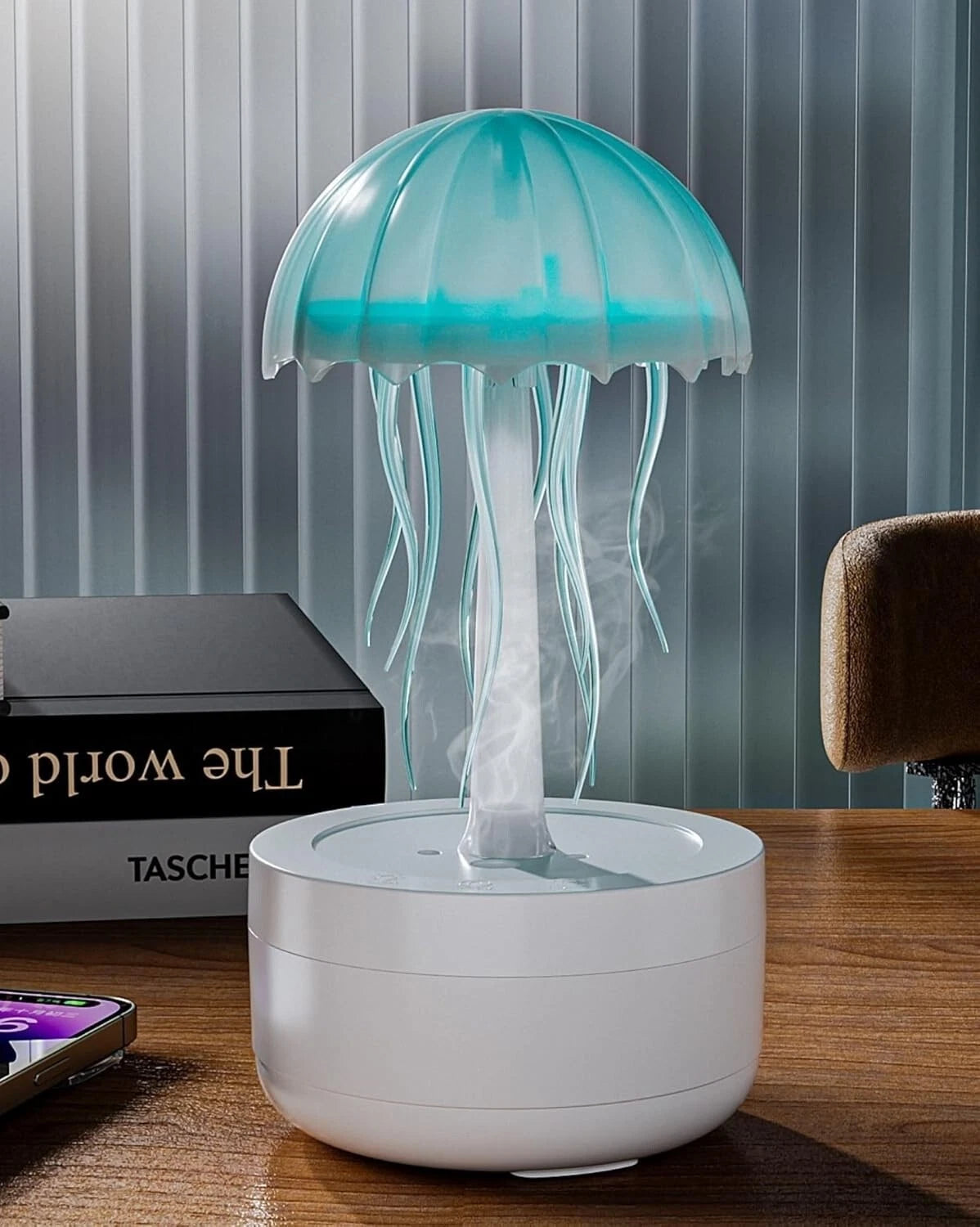 Jellyfish Humidifier for Home (300ml, Remote Control, 7 Colors)