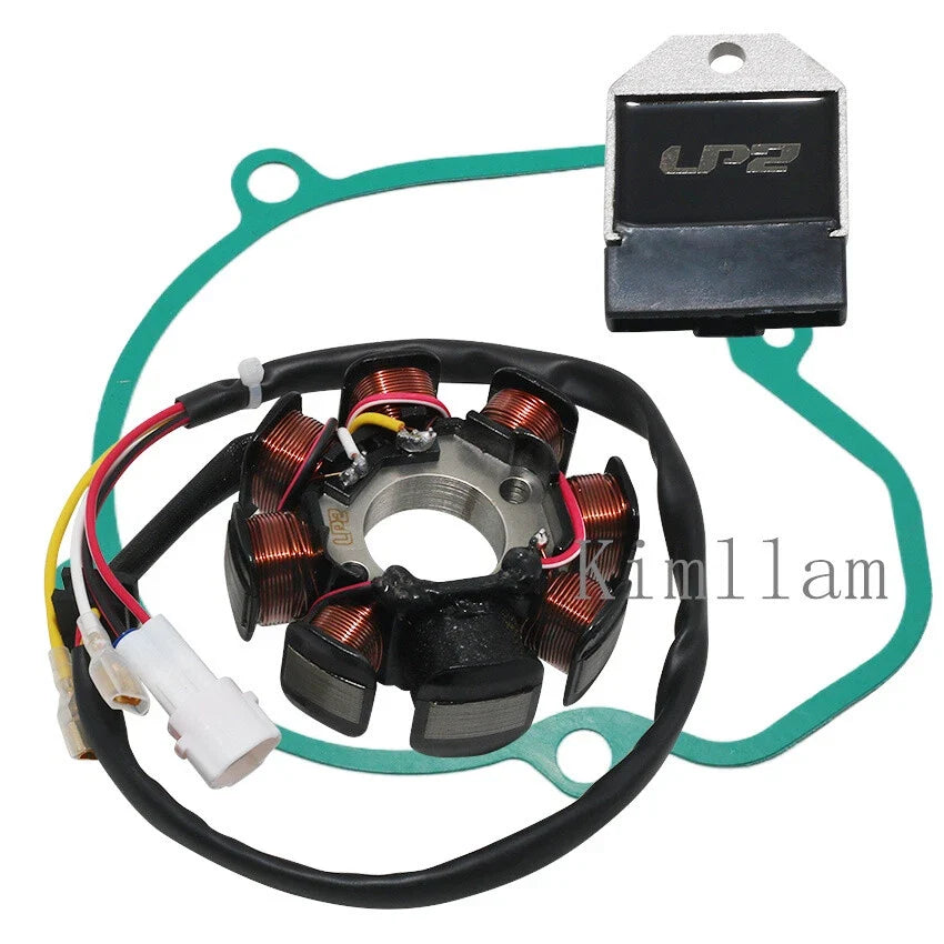 Stator Coil + Regulator Rectifier + Gasket for KTM 400 520 525 EXC MXC (2000–2007)