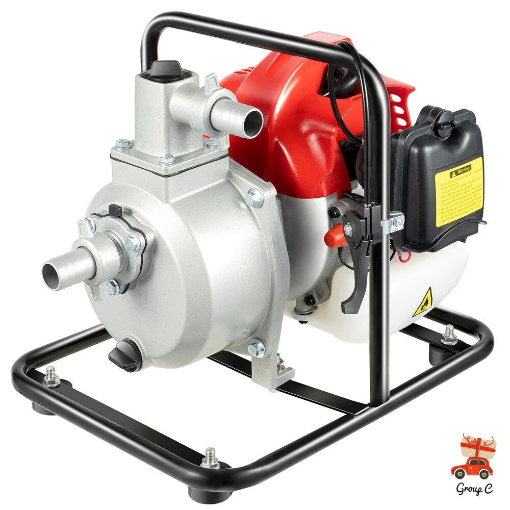 Gas Powered Water Pump for Water Transfer (1 Inch, 2 Stroke)