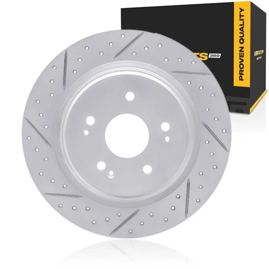 Drilled and Slotted Brake Rotor for Acura ADX (2025) ALX-PAU-DF-830-58029R-CLA2