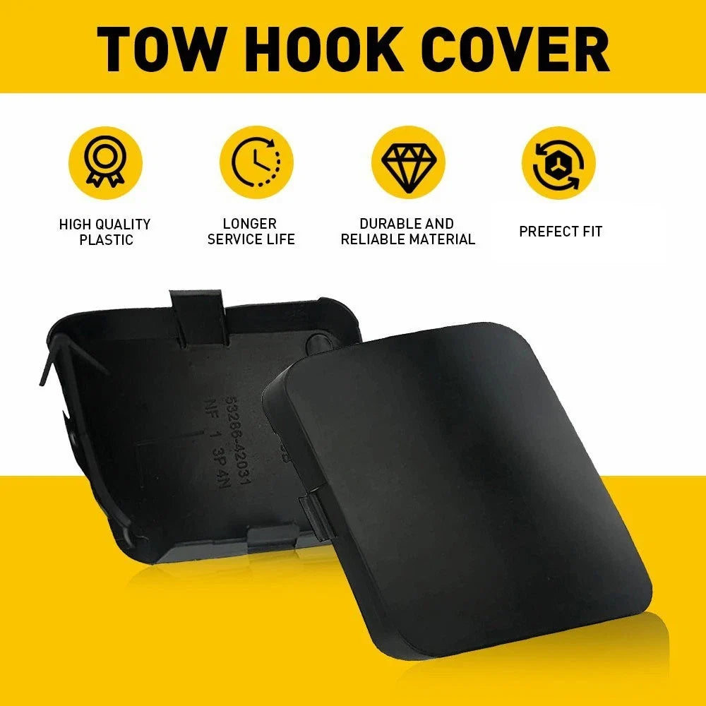 Set of 2 Tow Hook Cover Caps for Toyota RAV4 (2006–2008)
