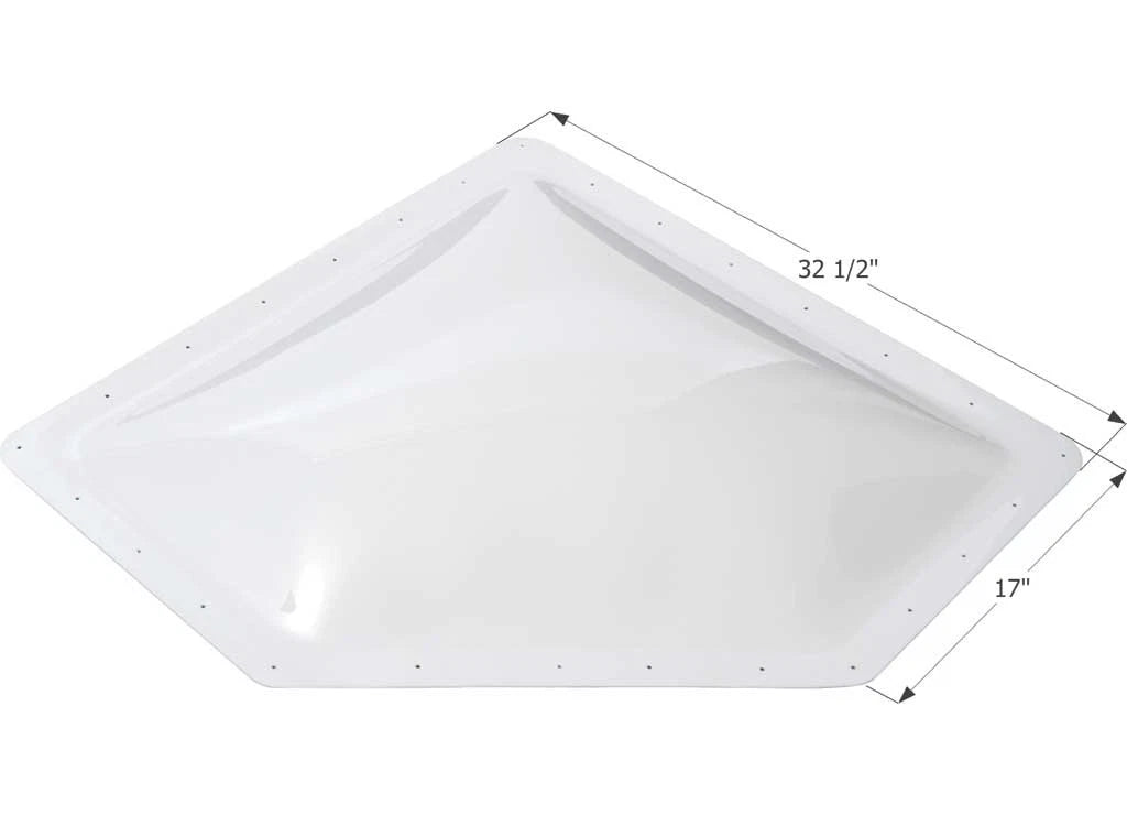 Skylight 28.5" x 14" for RV (12199) - Translucent White