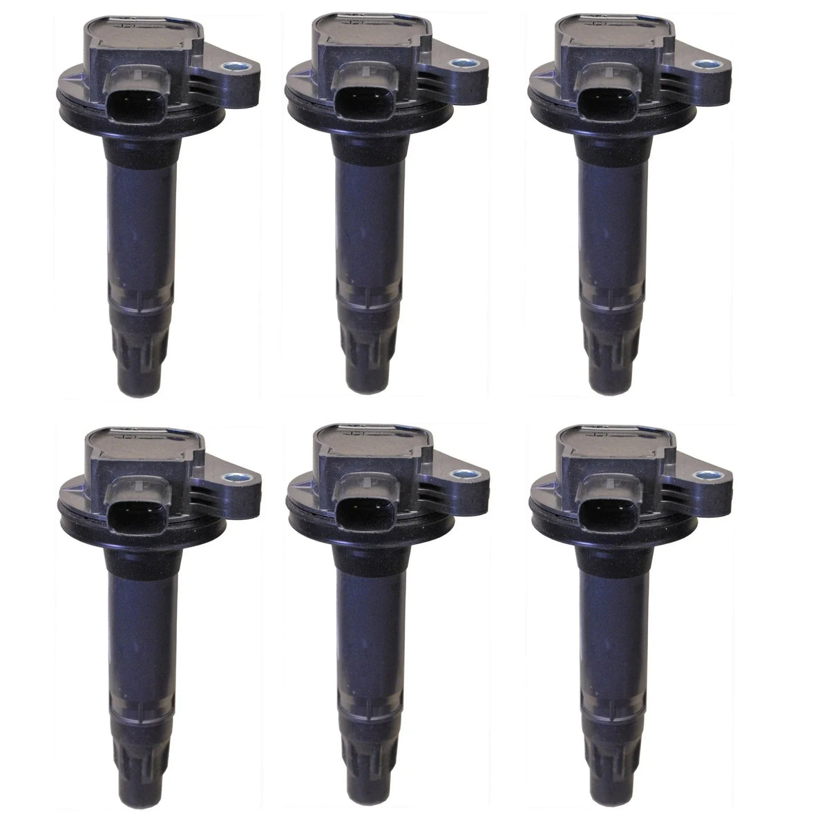 Set of 6 Denso Direct Ignition Coils for Ford Edge Flex Mustang Lincoln MKX MKT (2007–2019)