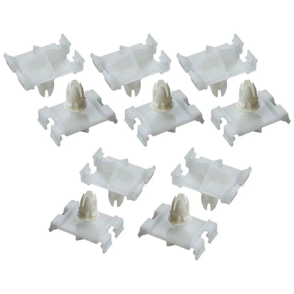 10x Nylon Body Side Molding Clips for Mercedes C CLK W202/203/208/210 CL203