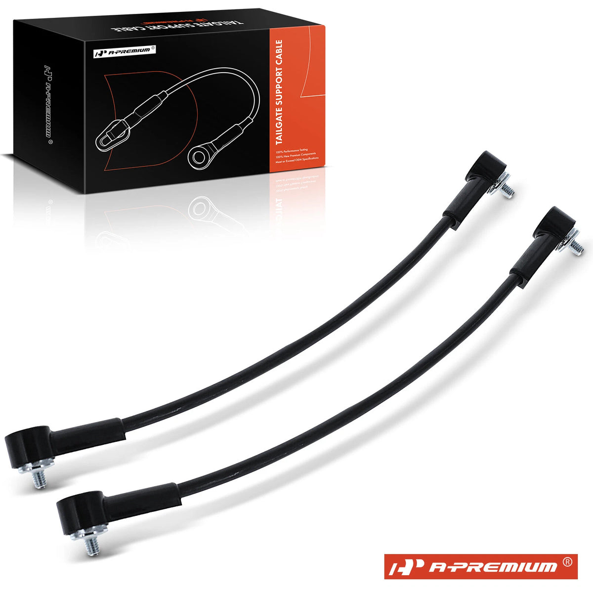 2X Tailgate Support Cable for Toyota Land Cruiser (6570660021, 38562)