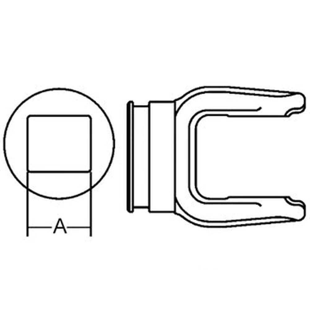 Tube Weld Yoke for A-700-0600-AI