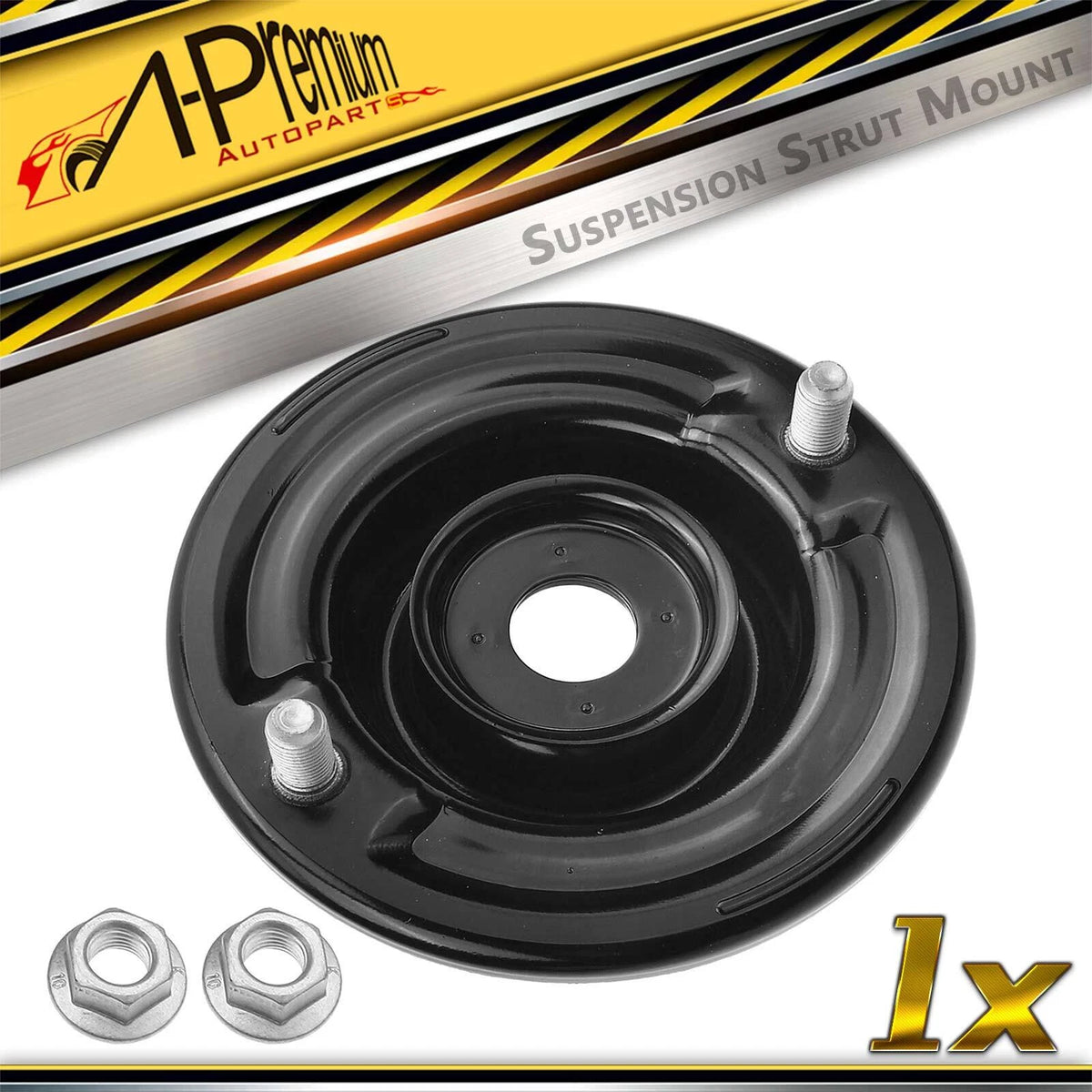 Set of 2 Rear Suspension Strut Mounts for Dodge Eagle Mitsubishi Eclipse (1995–2005) - 4879071AB, 909947