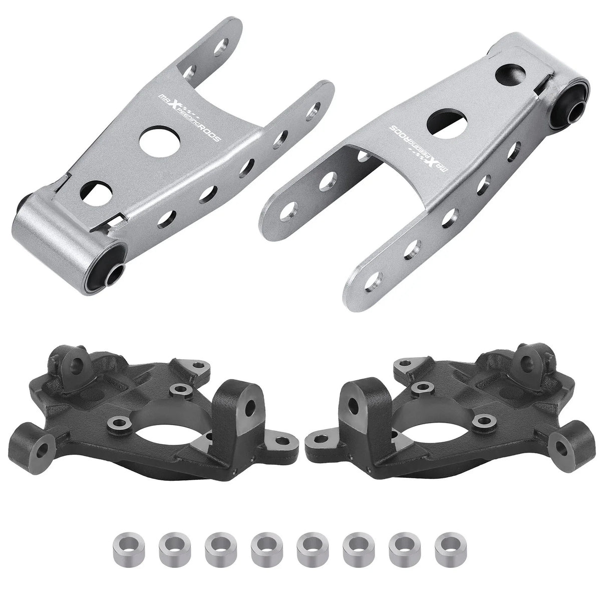 2" Lowering Kit w/Shackles for Chevy Silverado GMC Sierra (2007–2013) 2WD 4WD