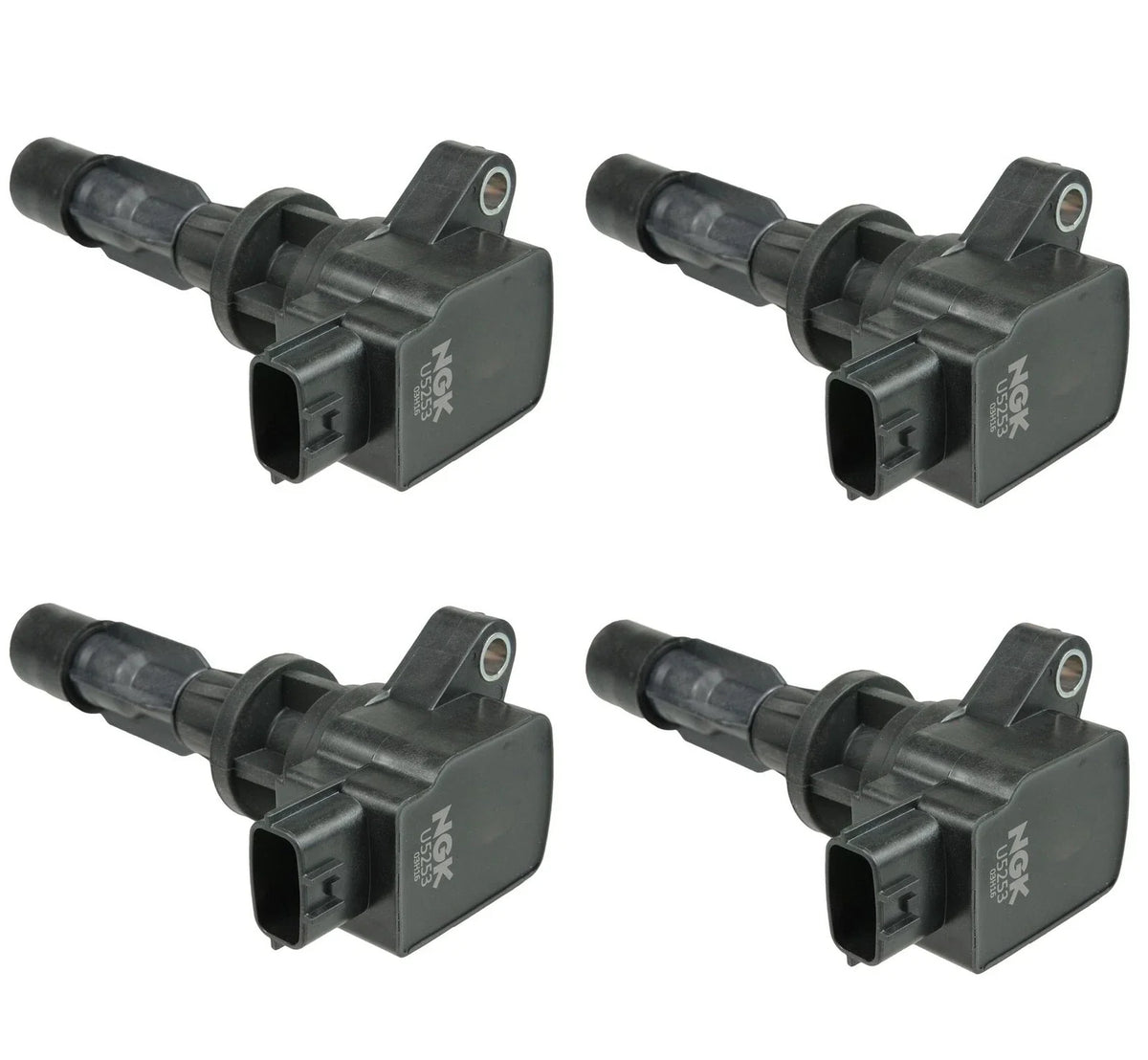 Set of 4 NGK COP Ignition Coils for Mazda 3 (2009–2015) 2.3 L4