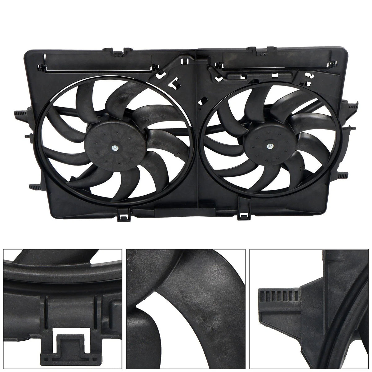 Dual Radiator Cooling Fan Assembly for Audi A5 Q3 A6 A4 Q5