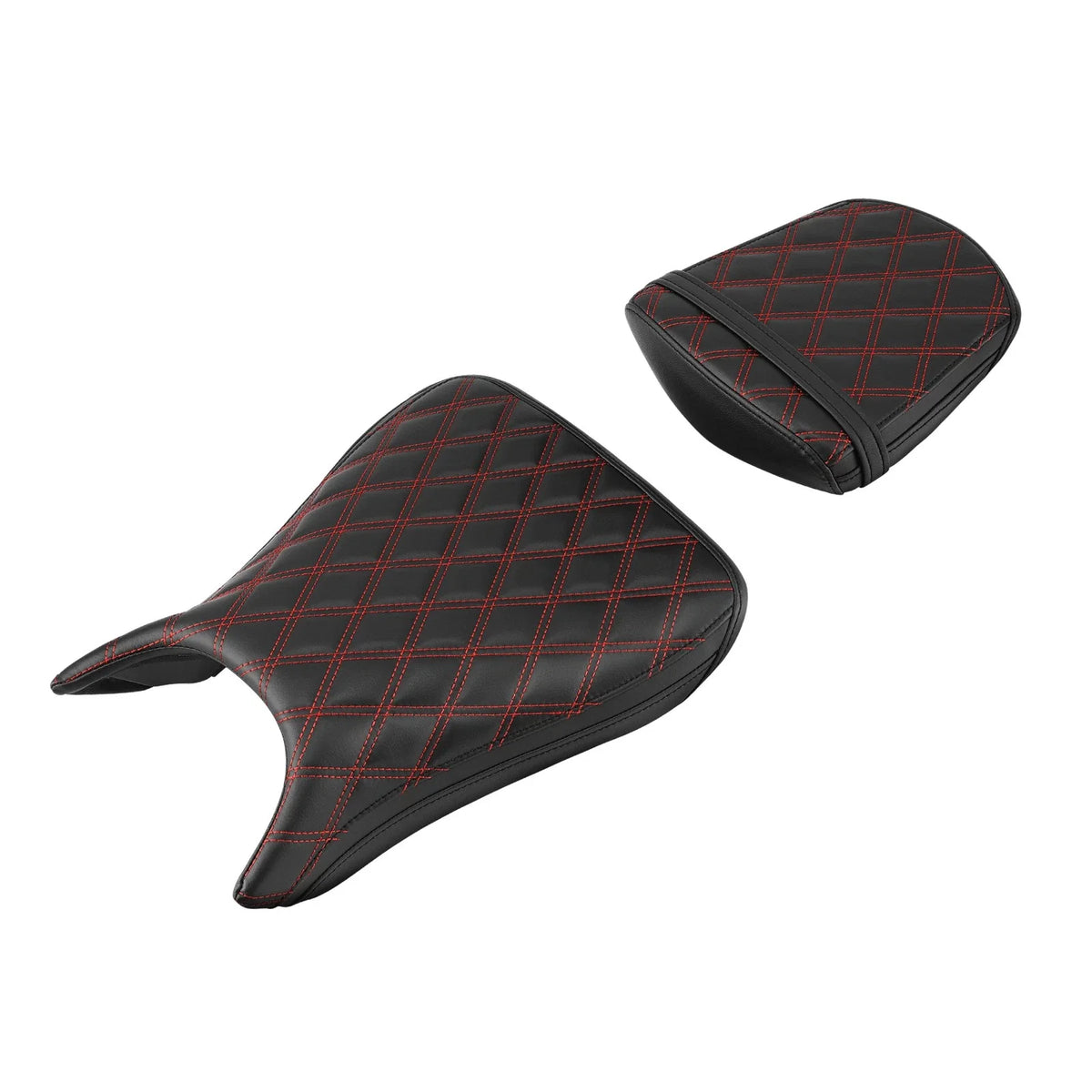 Driver Passenger Seats for Yamaha YZF R6 R6S (2003–2009) - Black Red