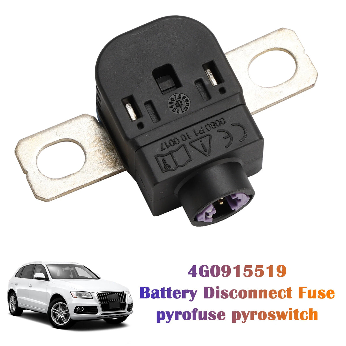 4X Battery Disconnect Fuse 4G0915519 for VW Audi (2011–2014)