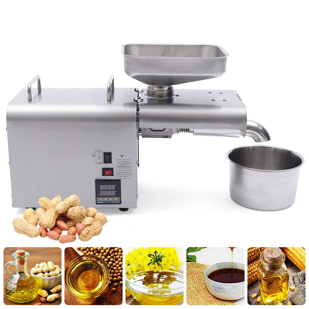 7 Kg/H Oil Press Machine Automatic Oil Extractor 750W 110V