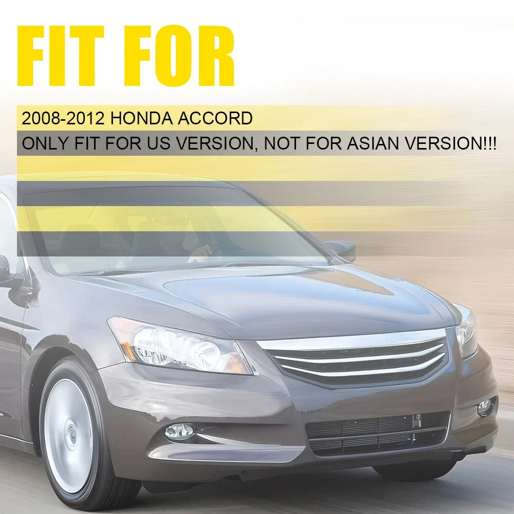 Set of 2 Rearview Side Mirror Cover Caps for Honda Accord (2008–2012)