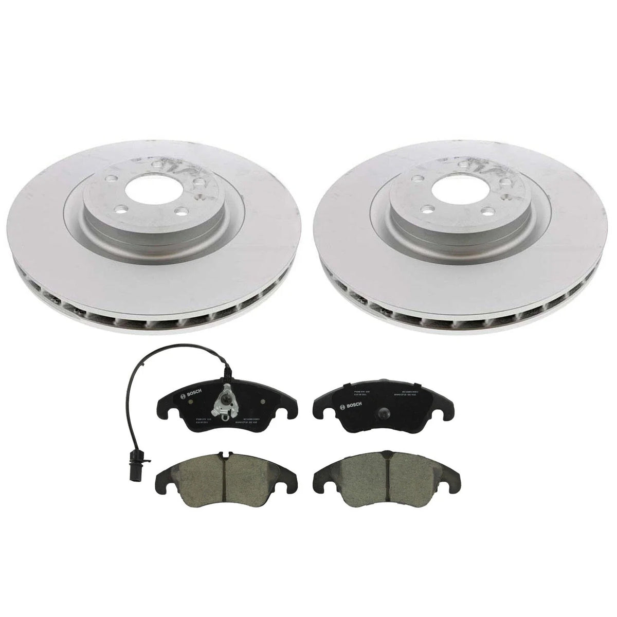 Front Brake Kit 345mm Disc Rotors & Bosch Pads for Audi S4 S5 (2010–2016)